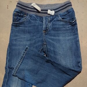 GAP Kids Blue Jeans with Gray Waistband